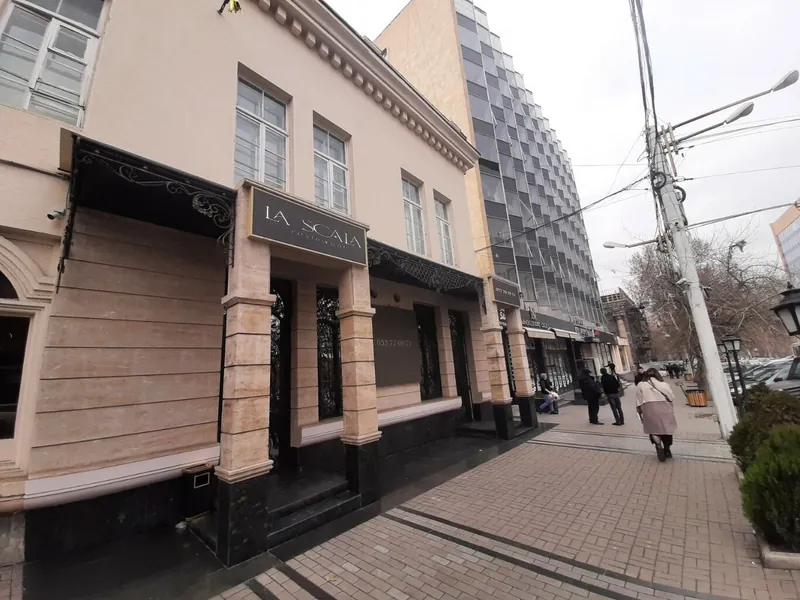 The facade on Teryan Street